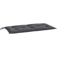 vidaXL Gartenbank-Auflage Anthrazit 110x50x7 cm Oxford-Gewebe