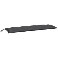vidaXL Gartenbank-Auflage Anthrazit 150x50x7 cm Oxford-Gewebe