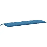 vidaXL Gartenbank-Auflage Melange Blau 180x50x7 cm Stoff