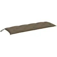 vidaXL Gartenbank-Auflage Melange Taupe 150x50x7 cm Stoff