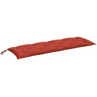 vidaXL Gartenbank-Auflage Melange Rot 150x50x7 cm Stoff