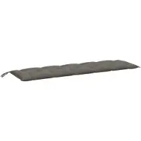vidaXL Gartenbank-Auflage Melange Dunkelgrau 180x50x7 cm Stoff