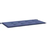 vidaXL Gartenbank-Auflage Marineblau 120x50x3 cm Oxford-Gewebe