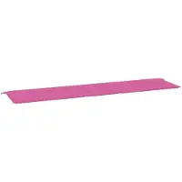 vidaXL Gartenbank-Auflage Rosa 200x50x3 cm Stoff