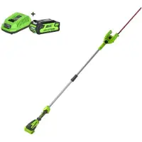 Greenworks G40PH51K2 Zweischneidige Akku-Heckenschere, Lithium-Ionen-Akku, 51 cm Schnittlänge