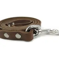 Brekz Leder Hundeleine Braun