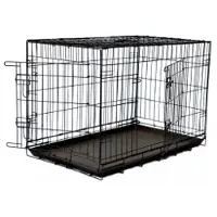 Brekz Transportkäfig schwarz für den Hund