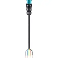 WIELAND 96.452.1003.6 Anschlussleitung Schwarz 1 mm