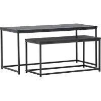 Ebuy24 Couchtische Staal Schwarz
