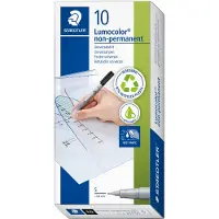 Lumocolor Folienschreiber Universalstift, S, WL, schwarz, 10 St.