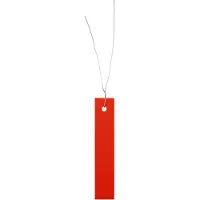 Combicraft Hängeetiketten aus PVC 350¬μ in Rot 18x100 mm - 250 Stück