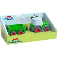 Haba Kugelbahn Kullerbü und Erweiterungen in Traktor mit Anhänger | Gr.: onesize