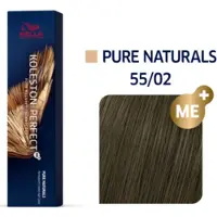 Wella Koleston Perfect Me+ - Pure Naturals 55/02 Châtain clair intense naturel mat Haare färben 60 ml