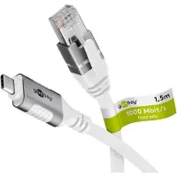 Goobay Ethernet-Kabel USB-C 3.1 auf RJ45, 1,5 m