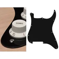 Boston ST-100-B Pickguard 1-Ply Black - Pickguard