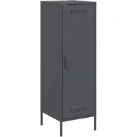 vidaXL Highboard Anthrazit 36x39x113 cm Stahl