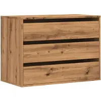 vidaXL Kommode Artisan-Eiche 80x41x58 cm Holzwerkstoff