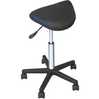 Comair Friseurhocker schwarz 57/83cm