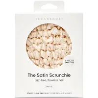Vegan Boost Satin Scrunchies Nude Klein - 8 Stück