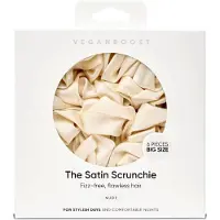 Vegan Boost Satin Haargummis Nude Große Größe - 6 Stück