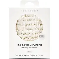Vegan Boost Satin Haargummis Weiß Klein - 8 Stück