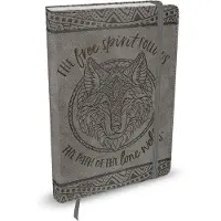 Sans marque Artisan Journal Wolf Notizbuch