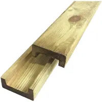 Intergard Abdecklatten Holzzaun chromfrei 180cm