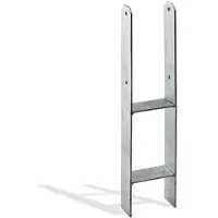 Intergard H-Pfostenanker, feuerverzinkt, für 100 mm Pfosten H x T: 600 x 60 mm, zum Einbetonieren