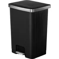 EKO - Hana 2 Treteimer 70 Liter - Plastic - Schwarz
