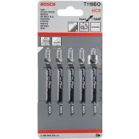 Bosch Basic for Wood jigsaw blade 83mm T 119 BO 5pcs. 2608630310