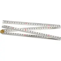Hultafors Gliedermaßstab Kunststoff1mx13mm weiß 4Glieder