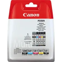 Canon PGI-580/CLI-581 PGBK/C/M/Y/BK Multipack, Schwarz, Cyan, Magenta, Gelb, 5 Stück(e), Multipack