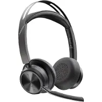 Poly Voyager Focus 2 USB-C Headset, Kabellos, Büro/Callcenter, 115 g, Kopfhörer, Schwarz