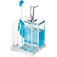 IDesign Seifenspender Clarity (3-teilig)