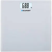 Blaupunkt BSP301, Elektronische Personenwaage, 150 kg, 100 g, Weiß, kg, Quadratisch