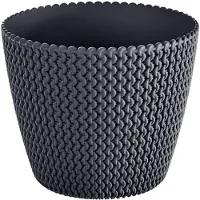 Prosperplast Round Flowerpot 11.5l Splofy 29.5x24.9 Cm Grau