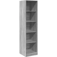 vidaXL Kleiderschrank Grau Sonoma 50x50x200 cm Holzwerkstoff