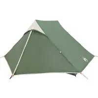 vidaXL Campingzelt 2 Personen Grün Wasserdicht