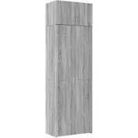 vidaXL Hochschrank Grau Sonoma 70x42,5x225 cm Holzwerkstoff