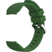 IMoshion Flexibles Silikonarmband - Universelle 22 mm Anschluss - Dunkelgrün
