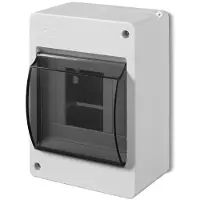 Elektro-Plast Rozdzielnica modułowa 1 x 4 natynkowa IP30 z pokrywą dymną N+PE MINI S-4 (2304-11)