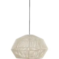 Light & Living Deya Hängeleuchte Creme – Ø 49 x 30 cm – Metall