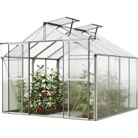 GFP 256 x 256 cm Gewächshaus, ohne Setangebot | 6 mm - (GFPV00740)