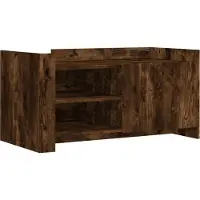 vidaXL Couchtisch Räuchereiche 100x50x50 cm Holzwerkstoff