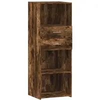 vidaXL Highboard Räuchereiche 45x42,5x124 cm Holzwerkstoff