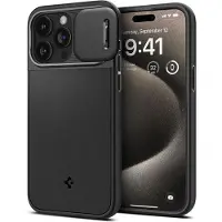 Spigen Apple iPhone 15 Pro Max Hülle - Kunststoff - - Backcover/Hard Case - Schwarz