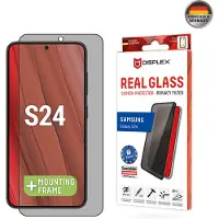 Displex Displayschutz aus gehärtetem Glas Privacy für das Samsung Galaxy S25 / S24
