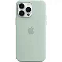 Apple Original iPhone 14 Pro Max Hülle - Silikon - Backcover/Soft Case - Hellgrün