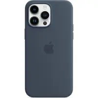 Apple Original iPhone 14 Pro Max Hülle - Silikon - Backcover/Soft Case - Blau