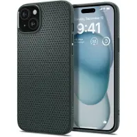Spigen Apple iPhone 15 Hülle - Silikon - - Backcover/Soft Case - Dunkelgrün
